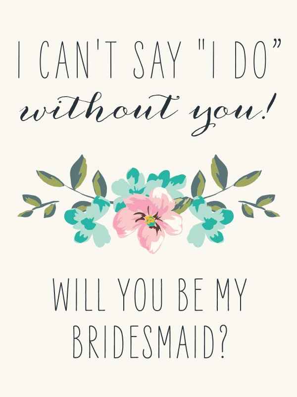 Bridesmaid Proposals