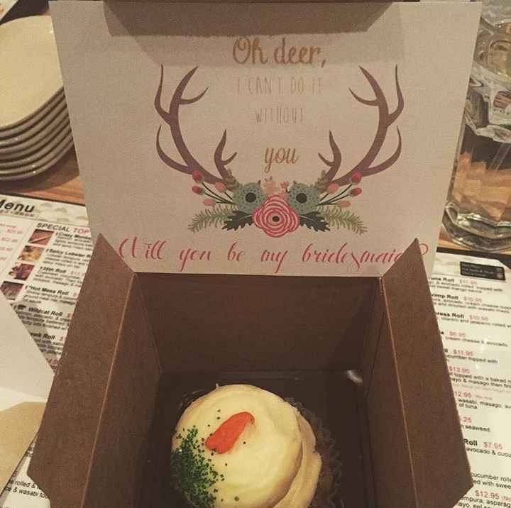 Bridesmaids proposals