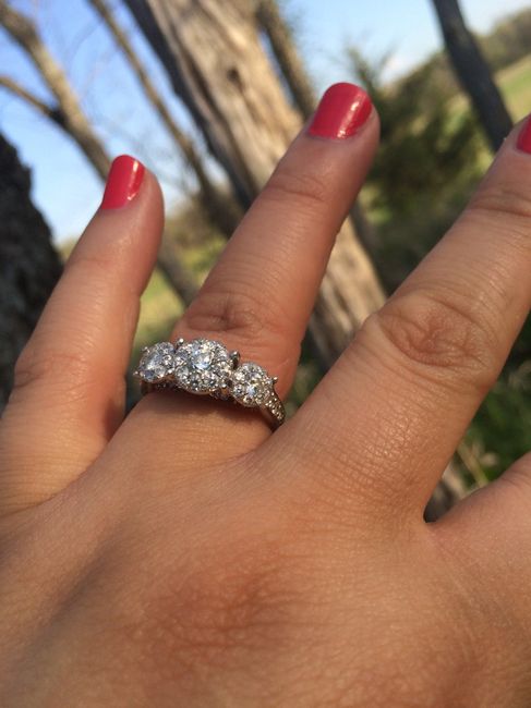 SPINOFF: Whether you like your engagement ring or not, let's see them!