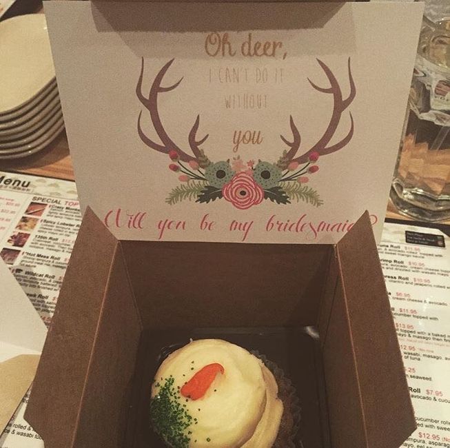 Bridesmaids proposals