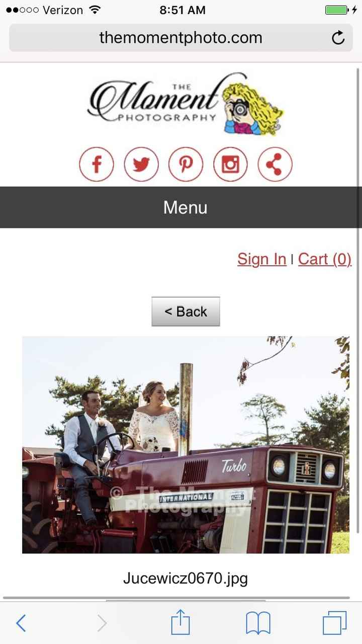 We got our wedding photos!!!