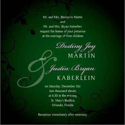 Do the STD's have to match the invitations??
