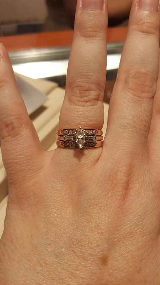 Wedding bands...check!