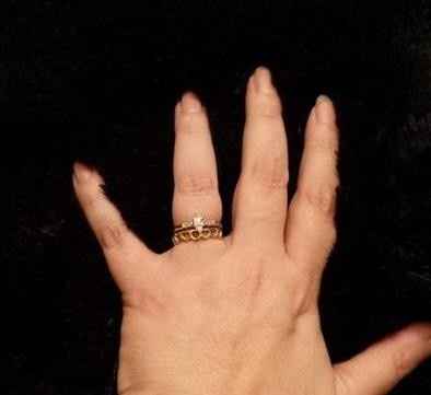 Opinions on white e-ring with gold band