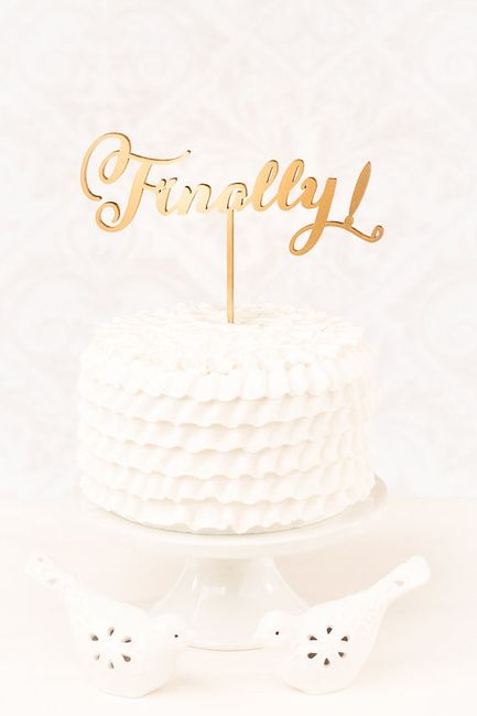 Let's see some cake toppers!