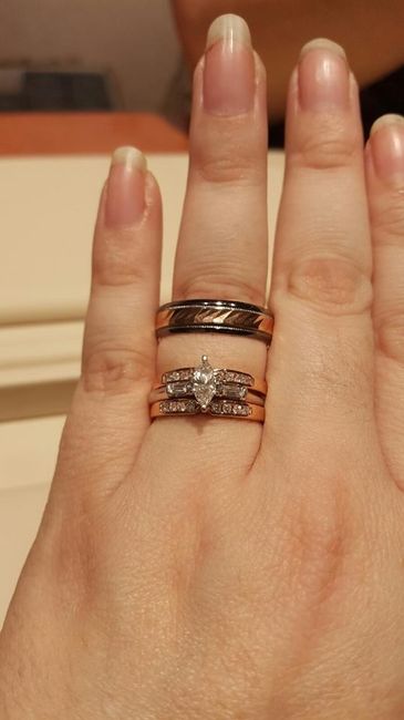 Wedding bands...check!