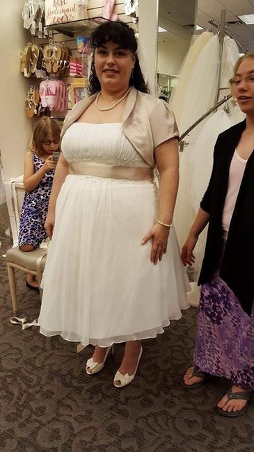 My dress and veil!!!!