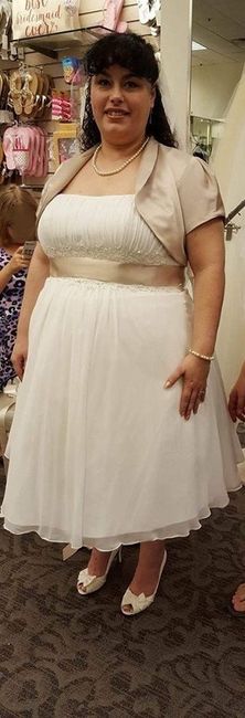 Let me see what you're wearing on your wedding day