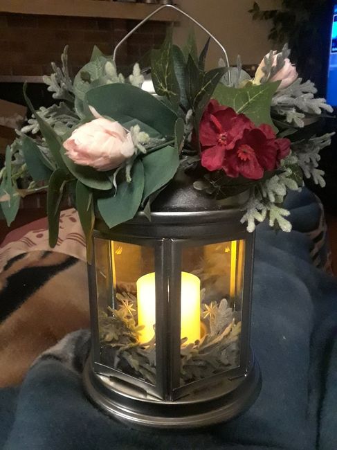Bridesmaid lantern bouquet 2