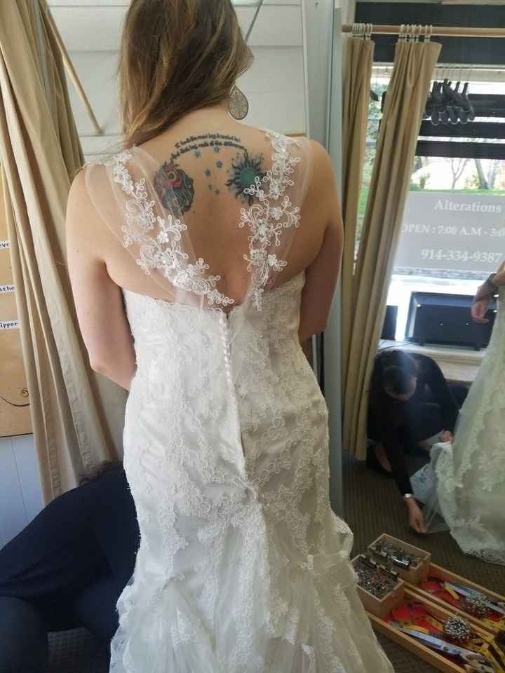 *Almost* final dress alterations - pics!