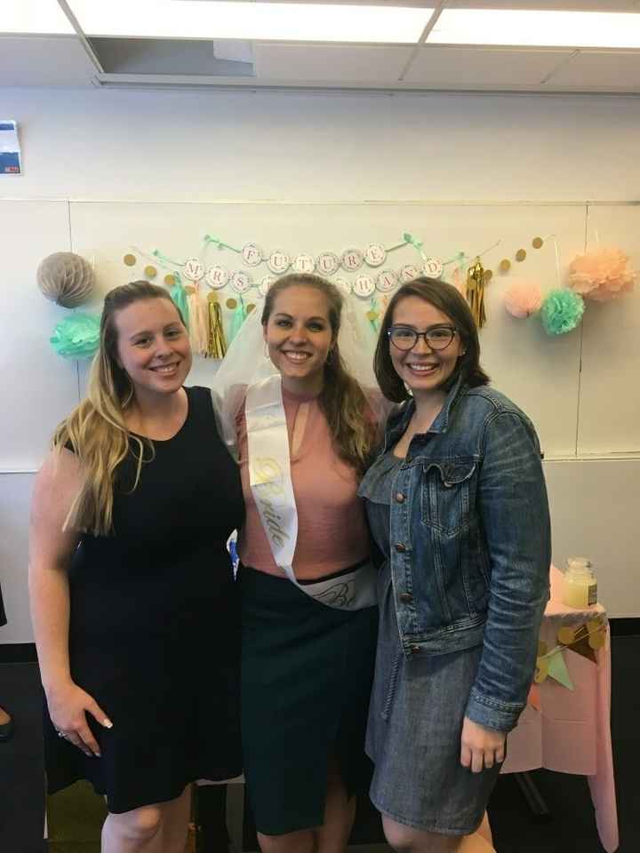 SURPRISE Work Shower, with an extra surprise thrown in (pic heavy)