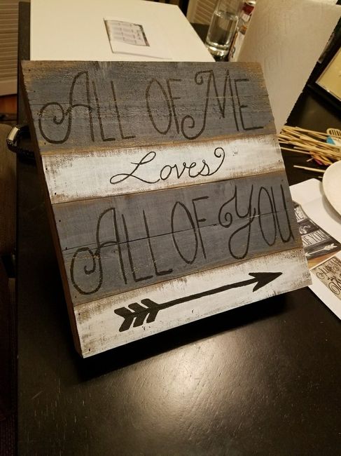 My bridesmaid is amazing - DIY pics wedding signs