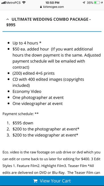 Photographer Price - 1