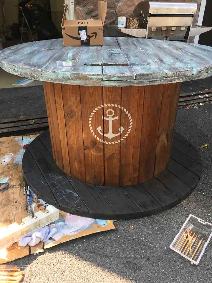 Cake table as guest book - 1