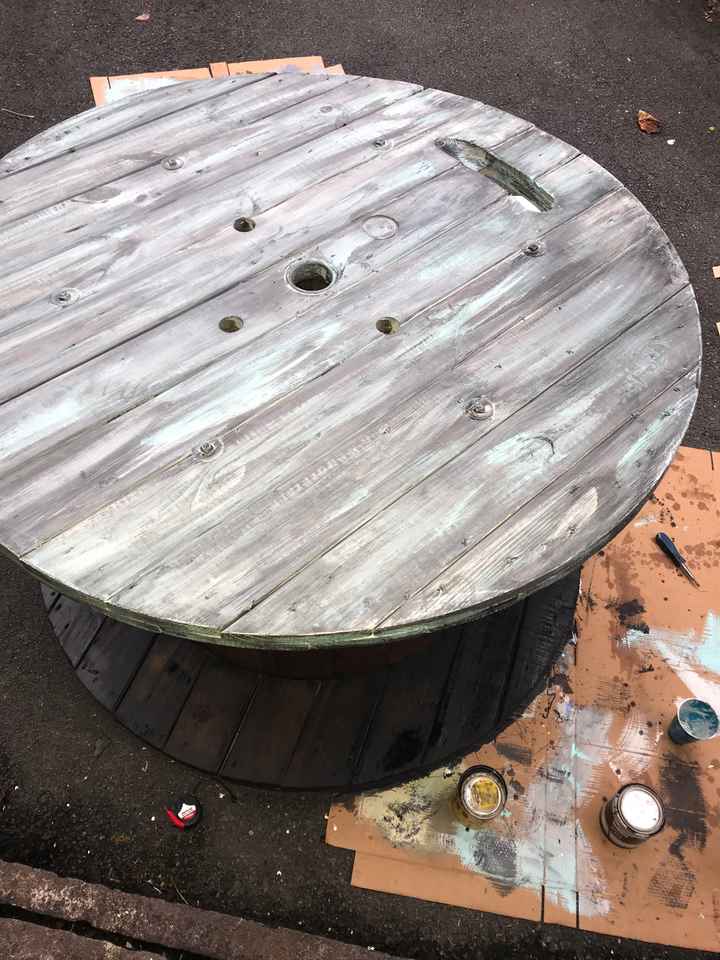 Cake table as guest book - 2