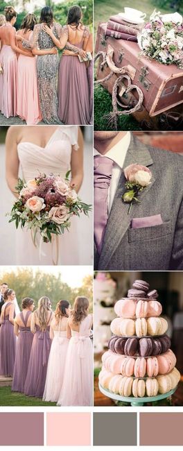 Pink Gray and Purple