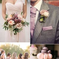 Pink Gray and Purple