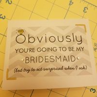 Bridesmaids Asks!! - 1