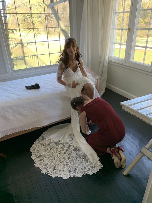 Wedding dress trains 😍👰🏻🤍 - 1