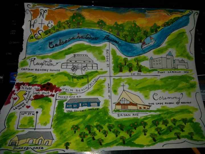 Wedding Maps (pics!)