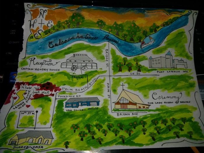 Wedding Maps (pics!)