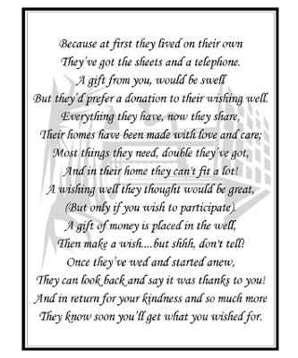 Monetary gifts only?