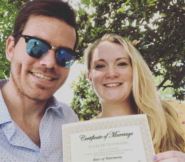 Marriage License - Check!!!✔️ - 1