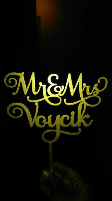 Let's see your cake topper!