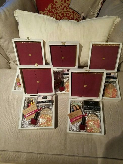 Bridesmaid / maid of honor surprises