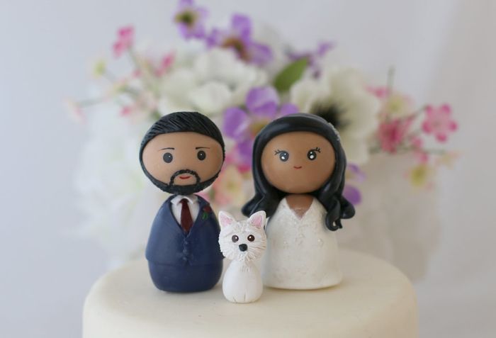 our cake topper is ready and . . .