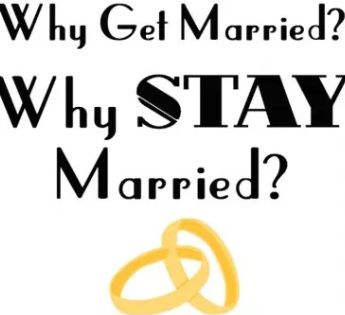 Why Did You Get Married? 1