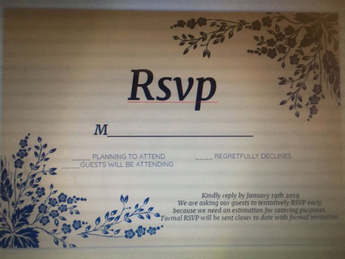 rsvp - 1