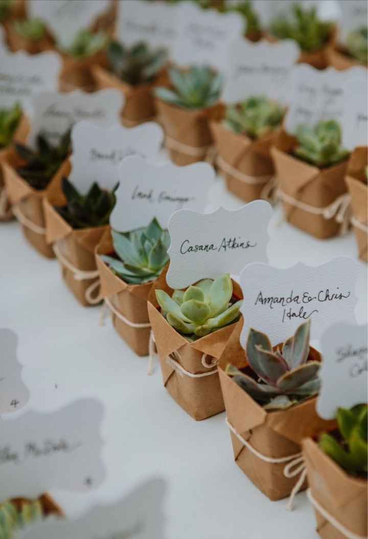 Succulents for Fall ‘20 wedding favor - 1