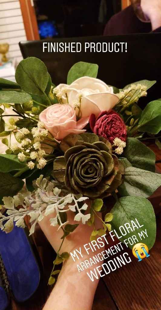 Wooden Flower Bouquets - 1