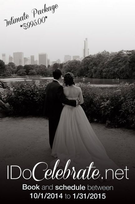 Central Park Wedding Package $995---anyone work with them before?