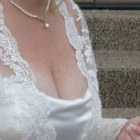 wedding dress, large chested, spag straps, low back......HELP!!!!