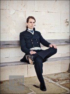 Tux or Suit? and What would match a vintage-style wedding dress?