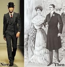 Tux or Suit? and What would match a vintage-style wedding dress?