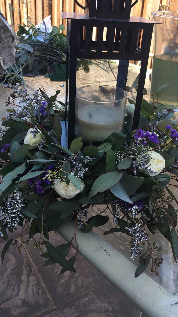 What are you doing for your centerpieces? - 1