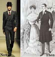 Tux or Suit? and What would match a vintage-style wedding dress?