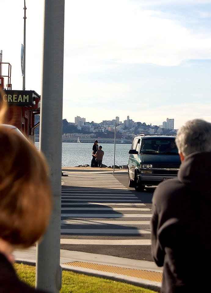 Pictures of him "popping the question"