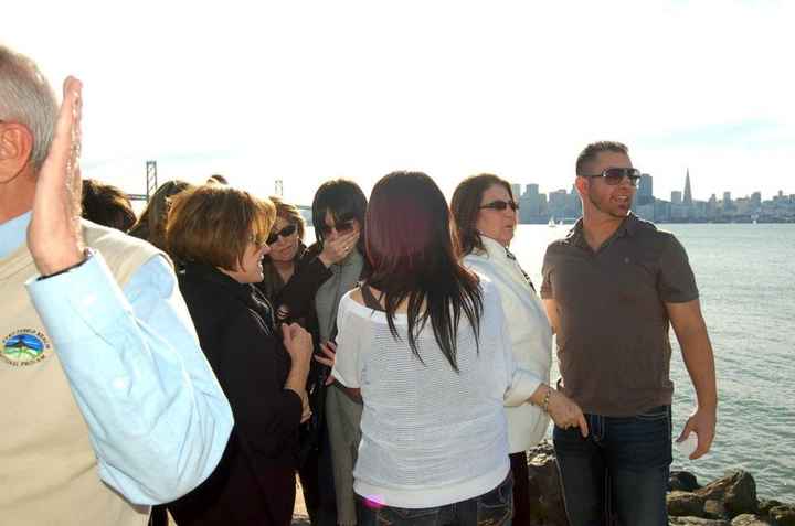 Pictures of him "popping the question"