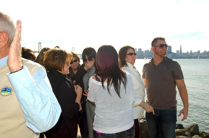 Pictures of him "popping the question"