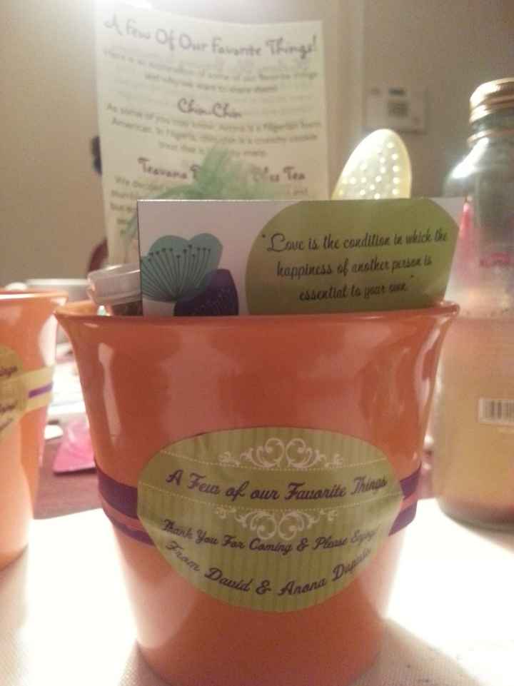 Finally...my wedding favors :)