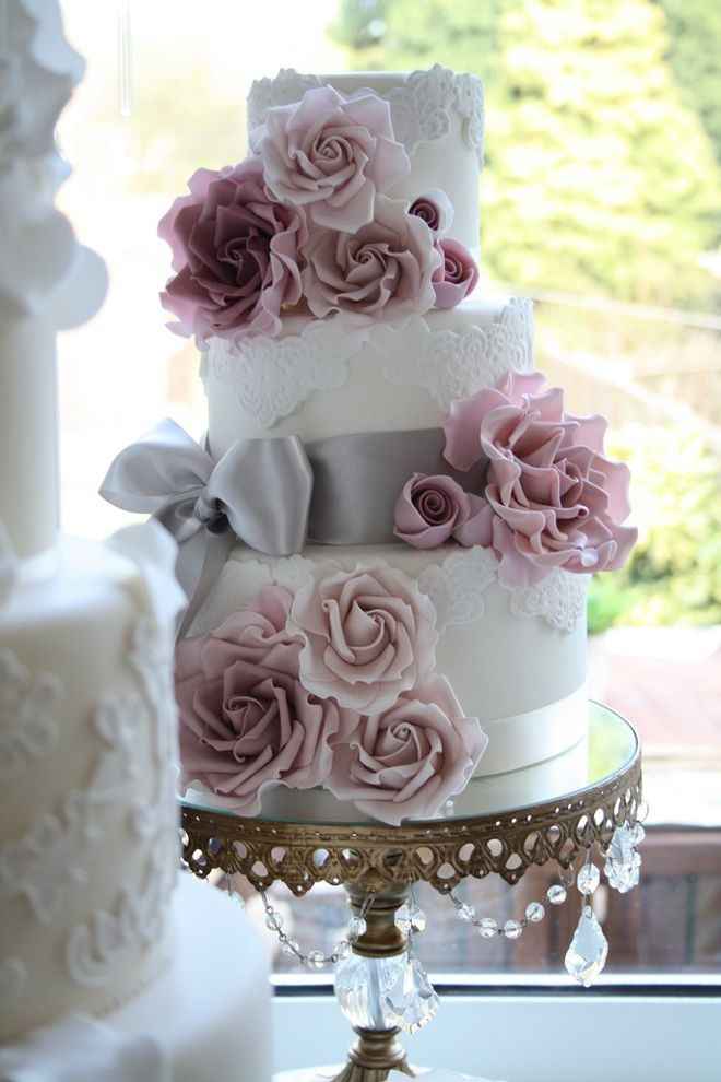 Cake Flowers/Stand