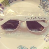 our wedding sunglasses