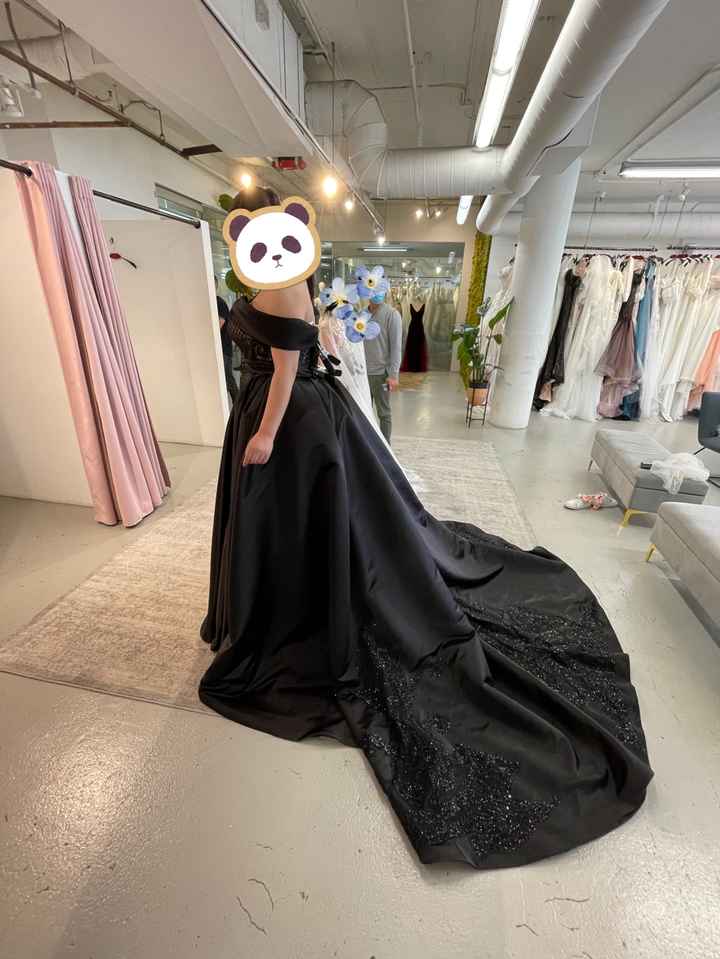 Black wedding dress - 2