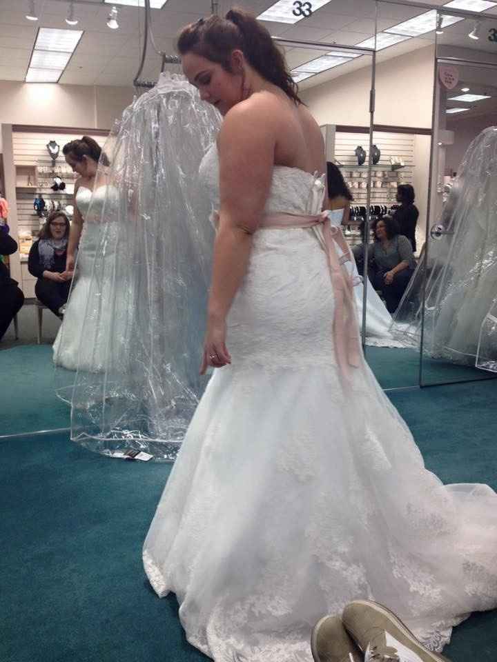 Having second thoughts about the dress!