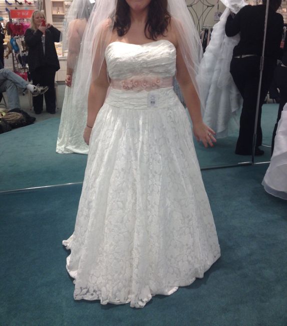 Having second thoughts about the dress!