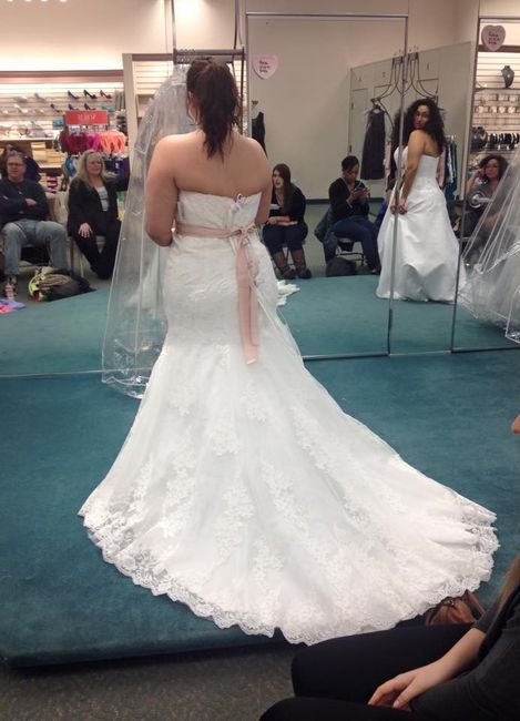 Having second thoughts about the dress!